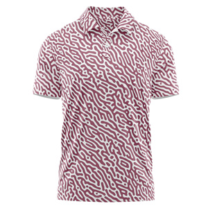 Vente en gros OEM Polo de golf décontracté pour hommes, maillot à manches courtes/tricot avec impression de logo personnalisé, motif uni, Vietnam, taille XL - Product Image 3