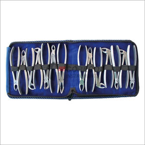 Kit de Fórceps de Extracción Portátil, Juego Compacto de Instrumentos Dentales de Acero Inoxidable para Odontología Móvil de Campo - Product Image 1