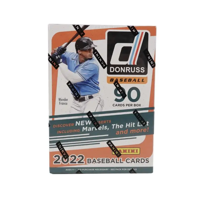 2022 Donruss Baseball Blaster Box 90 Cards Per Box Factory Sealed Look for possible Wander Franco Cards