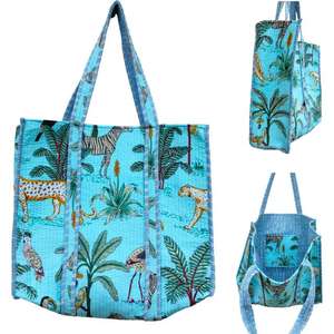 <b>Quilted</b> Tote Bag for Women Washable for Daily Use Beach Travel Shopping Bags - Product Image 1