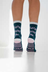 Calcetines de Yoga de Algodón Personalizados al por Mayor, Calcetines de Pilates Antideslizantes para Mujer, Fabricante OEM, Logotipo Personalizado, Patrón Jacquard - Product Image 4