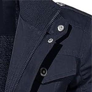 แจ็คเก็ตวินเทจผู้ชายไซส์พลัสแบบสั่งทำใหม่ปี 2025 พร้อมลายปักและดีไซน์โลโก้ด้านหน้า - Product Image 2