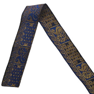 New Arriving KVR Nylon Polyester Silk Jacquard Wedding Party Woven Embroidery Home <b>Decoration</b> Ribbon Lace <b>Decoration</b> - Product Image 1