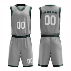 Fournisseur de vêtements de sport de qualité supérieure, uniformes d'entraînement à marque privée, sac, faible MOQ, maillot de basket respirant pour adultes, taille plus - Product Image 3