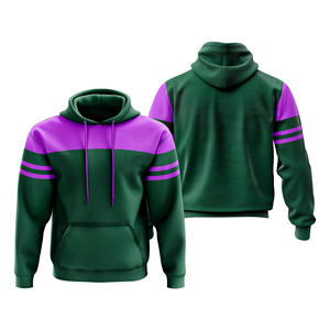 Venta al por mayor de los hombres personalizados 100% algodón francés Terry pulóver Sudadera con capucha de peso pesado Otoño Invierno Sudadera con capucha de gran tamaño bordado largo - Product Image 2