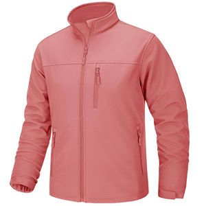 Chaqueta Cortavientos Softshell con Capucha para Hombre, de Alta Calidad, Impermeable, Transpirable, Ecológica, Informal de Invierno, para Lluvia, con Logotipo Personalizado, de Lona - Product Image 2