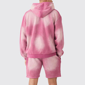 Conception personnalisée fermeture éclair lavage à l'acide survêtements coupe-vent qualité VIP sweats à capuche survêtements - Product Image 2