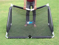 Portería de Fútbol Plegable de Aluminio Pepup, Mini Portería de Fútbol Portátil con Bolsa de Transporte, Calidad Premium para Entrenamiento de Fútbol, Clubes, Jardín