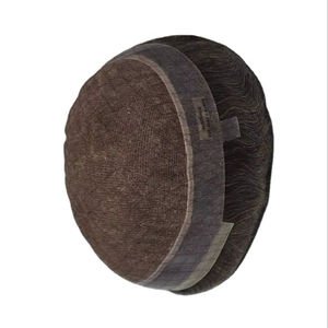 Peluca de Cabello Humano Australiano, Cabello Virgen Remy Indio, Prótesis Capilar, Toupee, Cabello Taz, BD - Product Image 2