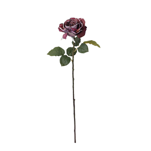 Simüle nemlendirici gül yapıştırılmış tek şube dokunmatik nemlendirici düğün gül kapalı dekorasyon yapay çiçek paket - Product Image 3