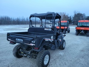 Véhicule utilitaire agricole 4x4 à essence automatique noir certifié CEE avec EPS EFI et cabine ouverte - Product Image 5