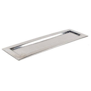Plateau de service en aluminium fini or Plateau de qualité supérieure fait à la main Classique Élégant Vente en gros Nouveau plateau de service en métal fantaisie - Product Image 4