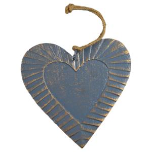 2023 tendencia estilo antiguo hecho a mano decoraciones de corazón de Metal colgantes adornos de árbol de Navidad para decoración del hogar interior al aire libre - Product Image 1