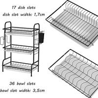 Égouttoir à vaisselle pliable à double niveau en acier inoxydable, le plus vendu, durable, résistant à la rouille et étanche, pour évier de cuisine