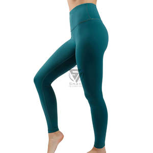 Pantalones de Yoga Personalizados, Transpirables, de Cintura Alta, Ajustados, para Gimnasio, Fitness, Levanta Glúteos, Leggings de Yoga de Pierna Ancha para Mujer - Product Image 3