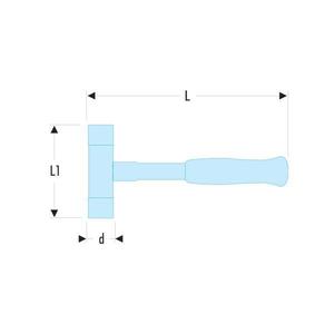 Marteau à pointes interchangeables Facom - Product Image 2