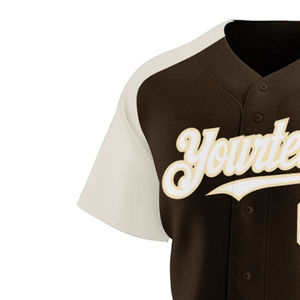 Vente à chaud maillot de baseball pour hommes poids léger qualité supérieure Anti-rides haut tendance nouveaux modèles maillot de baseball pour hommes - Product Image 5