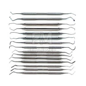 Instrumento Dental de Acero Inoxidable de Alta Calidad con Certificación CE, Raspador Dental Manual, Instrumentos Periodontales, Empuñadura Ergonómica, Clase I - Product Image 6