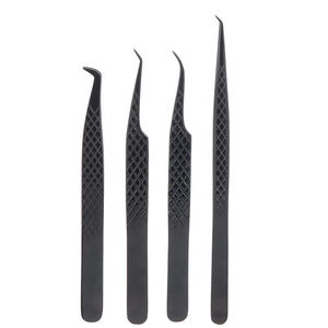 Pinzas para Pestañas de Acero Inoxidable con Punta Suave Antimagnética, Mango Cómodo y Logotipo Personalizado Profesional a Precio de Fábrica, 10MM - Product Image 3