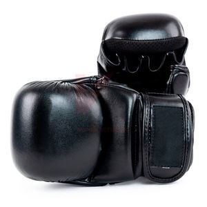 Fabricant de services OEM, gants de MMA sur mesure, en cuir PU imperméable, fermeture à boucle, gants de boxe pour l'entraînement et le sparring - Product Image 3