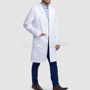 Vente flash, meilleure qualité, uniformes médicaux unisexes pour hôpital et laboratoire, blouse de médecin, blouse de laboratoire blanche unisexe avec des matériaux de haute qualité - Product Image 6