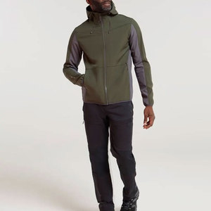 Men's Lightweight <b>Soft</b> <b>Shell</b> Winter <b>Jacket</b> with Custom Logo High Street Style <b>Hooded</b> Collar New Design Made in Pakistan - Product Image 4