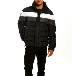 Chaqueta acolchada ligera de moda para hombre, cómoda, transpirable con cuello levantado, servicio OEM, cantidad a granel - Product Image 3