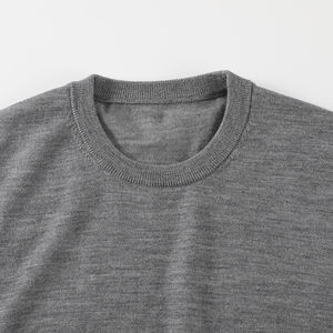 Nouveau automne hiver mode hommes col rond tricoté sweat à capuche séchage rapide respirant écologique français éponge en gros - Product Image 3