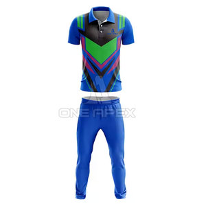 เครื่องแบบคริกเก็ตทำจากโพลีเอสเตอร์เครื่องแบบฝึกซ้อมกำหนดขนาดเองได้ - Product Image 2