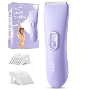 Depiladora Eléctrica Inalámbrica para Mujer, Resistente al Agua IPX7, Recortadora de Bikini con 3 Velocidades de Afeitado, Depiladora de Vello Púbico sin Dolor - Product Image 4