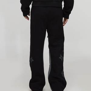 ชุดวอร์มสีดำสำหรับผู้ชายชุดวอร์มระบายอากาศได้ดีพิมพ์ลายโลโก้ตามสั่ง - Product Image 6