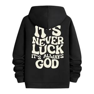 Sweat-shirt à capuche unisexe extra large WX664912 100% coton écologique solide imprimé de logo personnalisé coupe ample tissu tissé - Product Image 6