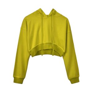 Sweat à capuche pour femme à manches longues avec badge sur le devant, 100% coton, couleurs et tailles personnalisables pour la danse et l'exercice - Product Image 5