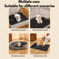Imperméable Oxford Pet Sleep Mat Chien Chat Lit Pad Carré De Refroidissement Tapis De Sol Anti Pipi Résistant Aux Rayures Facile Lavage En Gros