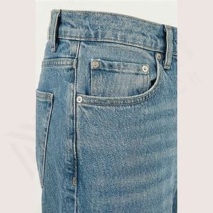 Pantalones Vaqueros de Mezclilla para Hombre Estilo Occidental, Corte Recto, Ropa de Moda Urbana, Color Personalizado, Venta al Por Mayor de Fábrica - Product Image 5