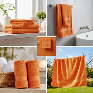 Toallas de Baño de Polialgodón de Secado Rápido de Alta Calidad, Disponibles en Existencia, Duraderas, Ahorran Materiales, para Uso en Hoteles y Restaurantes - Product Image 1