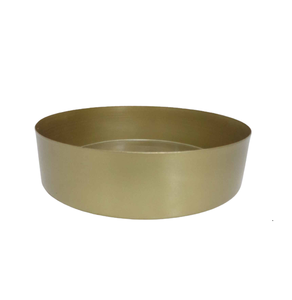 Set of 3 Iron Round <b>Bowl</b> Brass Plating <b>Large</b> Size <b>Mixing</b> <b>Bowl</b> for Home Kitchen & Wedding Decoration Handmade - Product Image 1