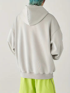 Sweat à capuche personnalisé en molleton de haute qualité, créez votre propre design et votre logo, bases du sweat à capuche en coton mélangé. - Product Image 3