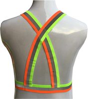 Meilleures promotions Bandes élastiques réfléchissantes jaune fluorescent Accessoires de train de course Ceinture de gilet pour la sécurité nocturne en haute visibilité