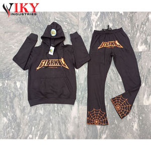 Impresión de logotipo personalizado Mejor proveedor Venta al por mayor Serigrafía Buena calidad Chándales acampanados POR INDUSTRIAS VIKY - Product Image 2