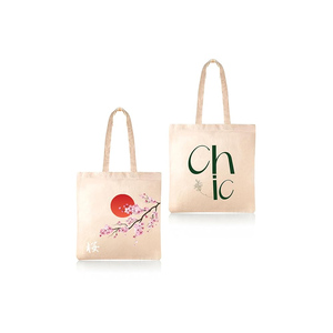 กระเป๋าผ้าคอตตอนแท้พิมพ์ลาย100% สำหรับใช้ในสำนักงานหรือช้อปปิ้ง - Product Image 4