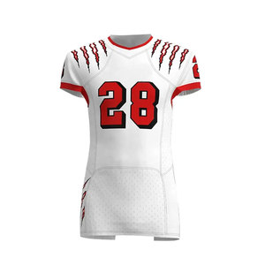 ชุดเสื้อเจอร์ซีย์และกางเกงสำหรับผู้ชายชุดทีมสโมสร B2B แมวป่าแบบสั่งทำสีขาว - Product Image 2