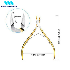 3 Pcs Cuticle Cutter Russian Nippers Pointed Blade Trimmer Stainless Steel <b>Nail</b> <b>Clippers</b> Manicure Tools Wide Jaw Opening Gift - Product Image 2