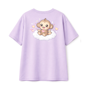 T-shirts pour enfants 100% coton, doux, respirants, à manches courtes, col rond, écologiques, décontractés pour l'été, pour garçons et filles, haut confortable - Product Image 2