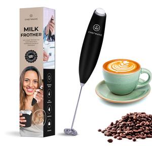 Mousseur à lait portatif ChefWave le plus vendu, prêt à être expédié, pour café, matcha, latte, poudre de protéines - Product Image 1