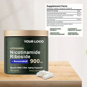 Nad Supplement Met Nad Nicotinamide Riboside Resveratrol 900 <span class=keywords><strong>Mg</strong></span> Stimuleert Cellulaire Gezondheid En Anti-Aging Energie Voor Volwassenen - Product Image 5