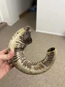 Corno de shofar en corne de mouton fait main en gros, véritable toucher, écologique, art et objet de collection, prix bas, entreprise de fabrication indienne - Product Image 6