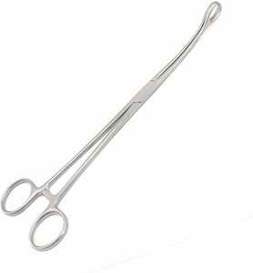 Best Quality <b>Sponge</b> Holding Forceps 9 Inch <b>Sponge</b> Holding Forceps 24 cm Blue Grip Clementson Forceps For Surgical - Product Image 4