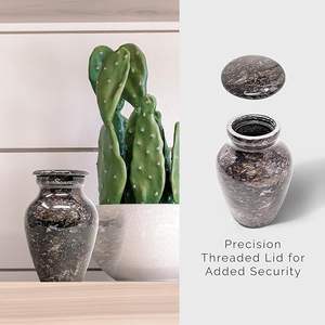 100% Material de aluminio hecho a medida tamaño y color personalizado recuerdo urnas de cremación para adultos de la India - Product Image 5