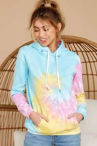 Sudadera con Capucha Holgada Personalizable para Mujer, Manga Larga, Color Sólido, Estilo Urbano, 100% Algodón, Forro Polar, Transpirable, Invierno - Product Image 6